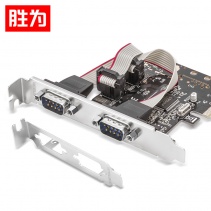 胜为 PCI-E串口卡 pcie转RS232扩展卡 COM口转接卡 工控多串口扩展卡 PEC-2011 