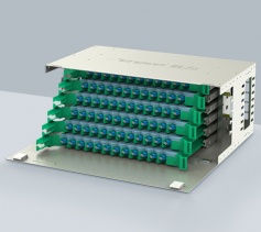 144芯ODF光纤配线架LC单模满配 标准19英寸机架式1.2mm冷轧板 ODF-1144L-S